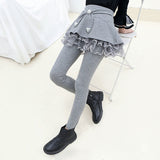 Kids Girls Legging Skirt-Pants Kid Girl Spring Autumn Leggings Children's Girls Skirt-pants Catton Pants for 3-9 Year