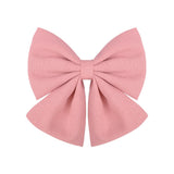 Pcs/lot Cute Solid Cotton Hair Bows With Clip For Girls Hair Clips Handmade Hairpins Barrettes Headwear Kids Hair