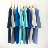 Tee Shirt Solid Color Basic T-Shirt Women Casual O-neck Harajuku Top Korean Hipster Cotton Basic