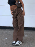 Women's Pants High Waist Baggy Jeans Y2k Streetwear Korean Fashion Boyfriend Crocs Mom Jeans Denim Trousers