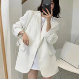 Zingj Spring And Autumn Khaki Small Suit Jacket Female Korean Version British Wind Web Celebrity Design Sense Suit Women's