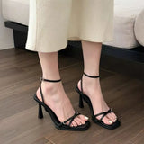 Sandals Women 2025 New Fashion Lady With High Heels With Women's