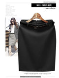 Hip Skirt Pencil Womens Skirts With Belt Short High Waist Woman Skirt Elegant Business Work Wear Office Lady Mini