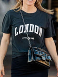 Sign Print Tee T-shirt White Cotton Summer Tshirt 2021 Casual Tops Femme Fashion