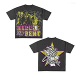Street Printed Large T-Shirt Gothic 2025 Graphics T-Shirt Y2k Blouse Armed Gothic Men's Short Sleeves 211-1-Outfit