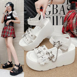 New Summer Original Y2 Sub-Cultural Sandals Denim Loose Cake Slope And Summer Women's