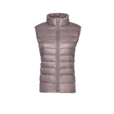 Spring And Autumn Winter New Female Korean Version Standing Collar Light Down Jacket Female Vest Vest Vest Female Plus Size Coat-Outfit