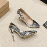 High-Heeled Women's 2025 Autumn New Light-Pointed Temperament Women's Shoes Fine Heel Single