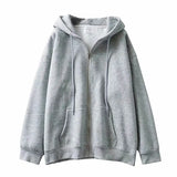 Hip Hop Streetwear Hoodies Women Jacket Angel Dark Print Jacket Coat Goth Harajuku Y2k Clothes Punk Jacket Outwear