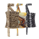 Summer New Breast-Wear Women's Fashion Animal Print Leopard Pattern Net Skirt
