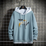 and Autumn New Long Sleeve Men Hooded Sweatshirt Tide Brand Fashion Korean Casual Loose Round Neck Long Sleeve Hoodie