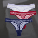 Sexy Perspective G-String Women's Panties Woman Thong Low-waist Underpants Hollow Out T-back Female Underwear