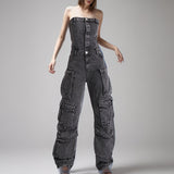 Spice Girls Fall 2025 New With Multi-Pocket Holes And Skinny Overalls