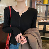 Zingj And Winter Knitwear With A Thin White Cardigan Coat With A Slim Long-Sleeved Sweater Jacket-Outfit