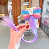 Sweet Colorful Hairpin Lovely Children Girls Hairclip Kids Cute Barrette Cartoon Extension Braider Rainbow Hair