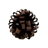 3inch New Design Beauty Grosgrain Ribbon Flower With Elastic Rope Floral Hair Bands Kids Accessories
