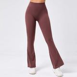 Zingj Legs Tight Naked Feeling Lift Hip Yoga Bell Bottom Pants Dance High Waist Micro La Fitness Sports Pants 9190- Outfit
