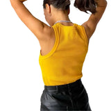 Zingj Summer New Slim Short Sexy Slim Vest-Outfit