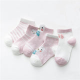 Pairs/Lot 0-2Yrs Baby Socks Summer Mesh Cotton Cartoon Animal Kids Socks Girls Cute Newborn Boy Toddler Socks Baby