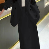 Zingj Version Suit Female Pink Suit Jacket Tea To Wear A Skirt Capable Temperament New Two Korean