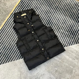 M Home Down Jacket Female European Goods Thick Vest Horse Clip New 2024 Winter Down Vest Vest Wear Loose-Outfit