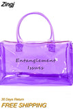 Transparent Waterproof Yoga Gym Bag Outdoor Sports Fitness Handbag Unisex Hiking Yoga Messenger Bag Workout Shoulder