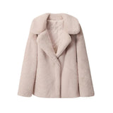 Long Faux Fur Coat-Outfit