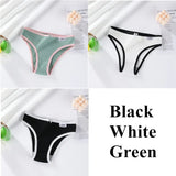 Women Cotton Underwear Panties Female Sexy Briefs Low Waist Pantys Set Seamless Solid Color Intimate Lingerie for Girl