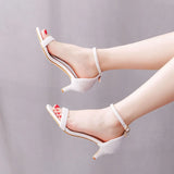 Cm Light Mouth With Low Heel High Heel White Pearl Wedding Dress Wedding