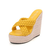 Zingj Slope Slippers Hate Sky High 15CM Textile