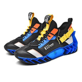Men Blade Running Shoes 2021 Men Graffiti Sneakers Outdoor Walking Cushioning Sports Jogging Shoes Male Training