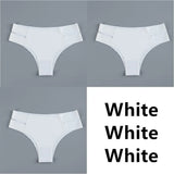 Seamless Underwear Silk Women's Plain Color Panties Lady Invisible Underpants Girls Briefs Smooth Panty Sexy
