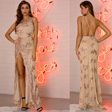 club Party Sequin maxi Dress women summer dress elegant bodycon vintage woman Long dresses clothes vestidos