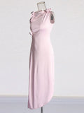Dress Dress Woman 2025 Spring New Fashion Three-Dimensional Flower Stitched Design-Sensitive Bag-Buffed