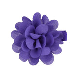 Pcs/lot Chiffon Petals Flower Hair Clips For Baby Girls Solid Hairpins Headdress Barrettes Floral Headwear Hair