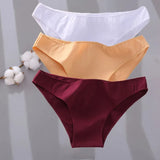 Sexy Low Waist Cotton Panties Female Underpants Solid Breathable Comfortable Women Underwear Ladies Pantys