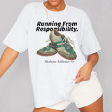 Running From Responsibility Graphic T-Shirt- Outfit