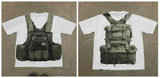 Street Printed Large T-Shirt Gothic 2025 Graphics T-Shirt Y2k Blouse Armed Gothic Men's Short Sleeves 211-1-Outfit