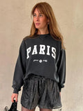 Washed Faded Sweatshirt Women Autumn Winter Vintage Hoodies Fashion Sweatshirts Tops 2021 Femme Oversize
