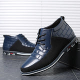 Zingj Middle Top Casual Men's Shoes Round Head Front Strap Men's Tooling Shoes Fashion Plus Size Shoes 46