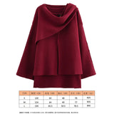 Women's Autumn New Asymmetric Scarf Short Loose Knit