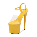 Zingj 17Cm20cm Special High Heels Capillary With Sexy Waterproof Platform Hate Day Superb High Slippers Female