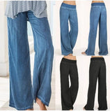 Large Casual Thin Wide Leg Trousers
