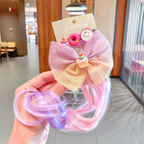 Sweet Colorful Hairpin Lovely Children Girls Hairclip Kids Cute Barrette Cartoon Extension Braider Rainbow Hair