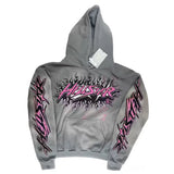 High Street Ins Minority Retro Print Letters Loose Hooded Sweaters For Men And Women In Autumn And