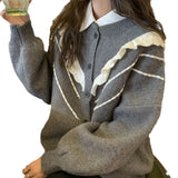 Zingj Autumn And Winter On The New Sweet Wind Knitting Sweater Coat Loose Small Pure And Fresh Atmosphere Sense Temperament Women's Cardigan Fashion-Outfit
