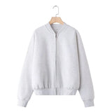 Pilot Jacket Coat Type Hoodie Loose High Waist Velvet Cloth Pants