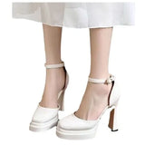 Fairy Beauty Single Shoes 2025 New French Sexy Temperament Sandals One-Word With High-Heeled