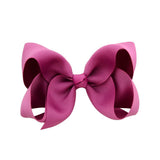Solid Grosgrain Ribbon Hair Bows With Clip For Cute Girls Handmade Hair Clips Barrettes Hairpins Kids Hair