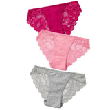 Exotic Apparel Sexy Panties Lace Briefs Women Low-Rise Solid Panty Underwear Sexy Women Lace Breathable Hip-lift